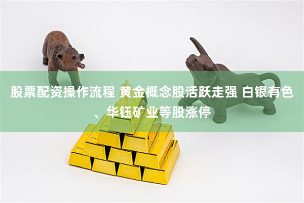 股票配资操作流程 黄金概念股活跃走强 白银有色、华钰矿业等股涨停
