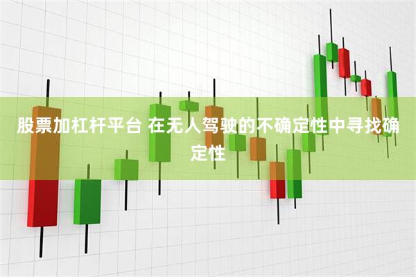 股票加杠杆平台 在无人驾驶的不确定性中寻找确定性